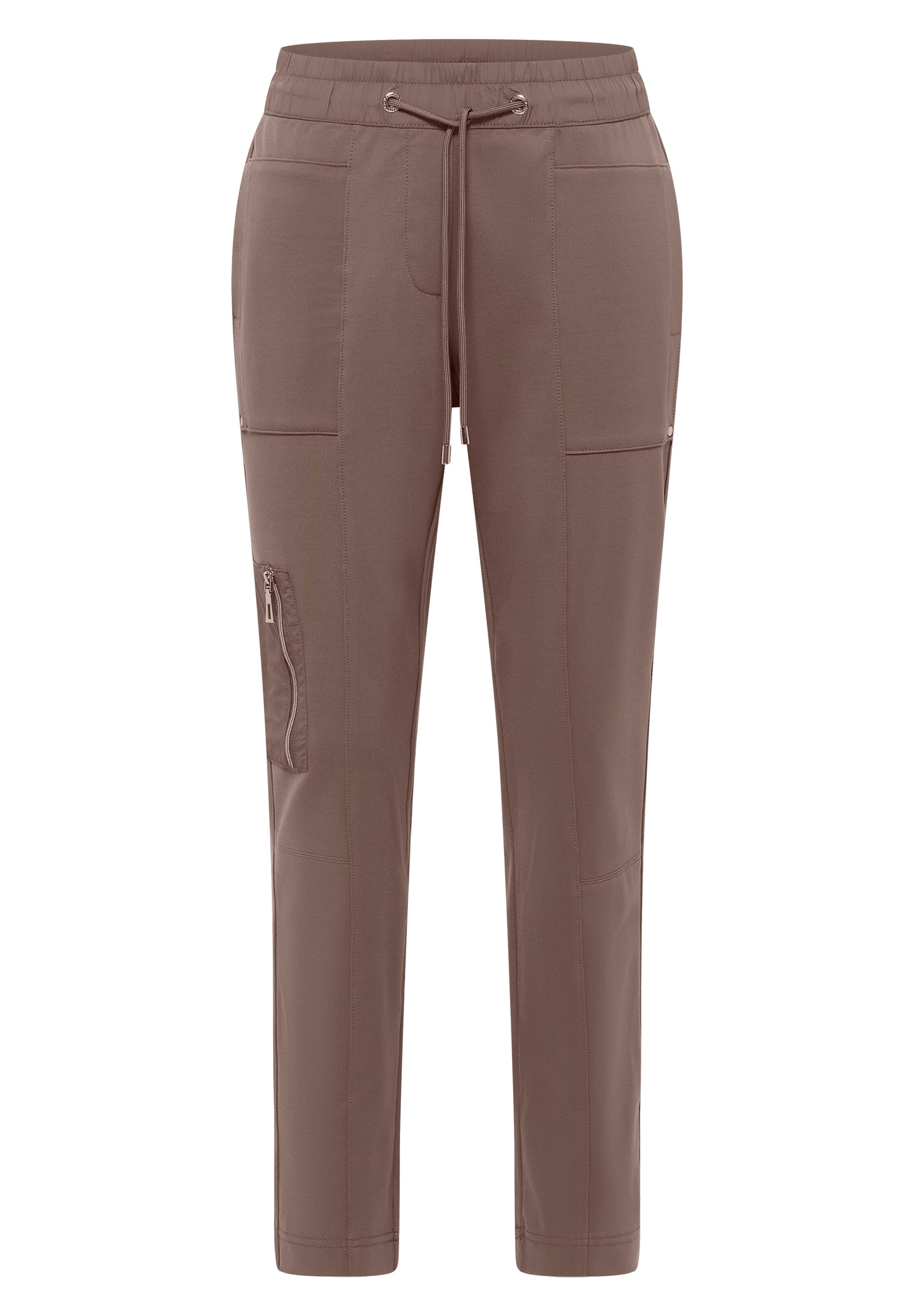 CECIL Regular Pants in Brown: front