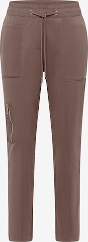 CECIL Regular Pants in Brown: front
