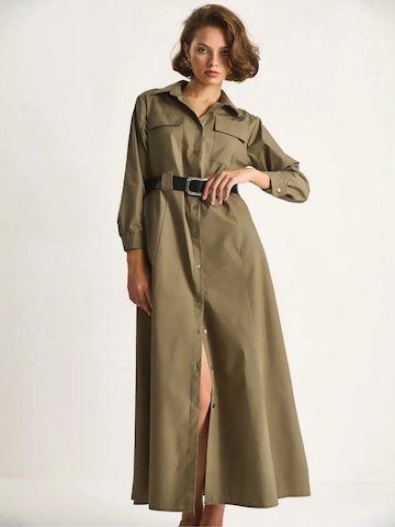 Bianco Lucci Blousejurk in Groen: voorkant