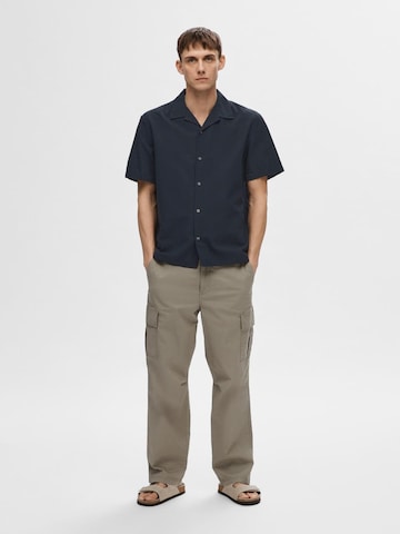 SELECTED HOMME - Ajuste confortable Camisa en azul