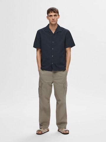 SELECTED HOMME - Comfort Fit Camisa em azul