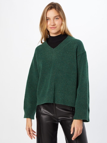 WEEKDAY Sweater 'Ergo' in Green: front