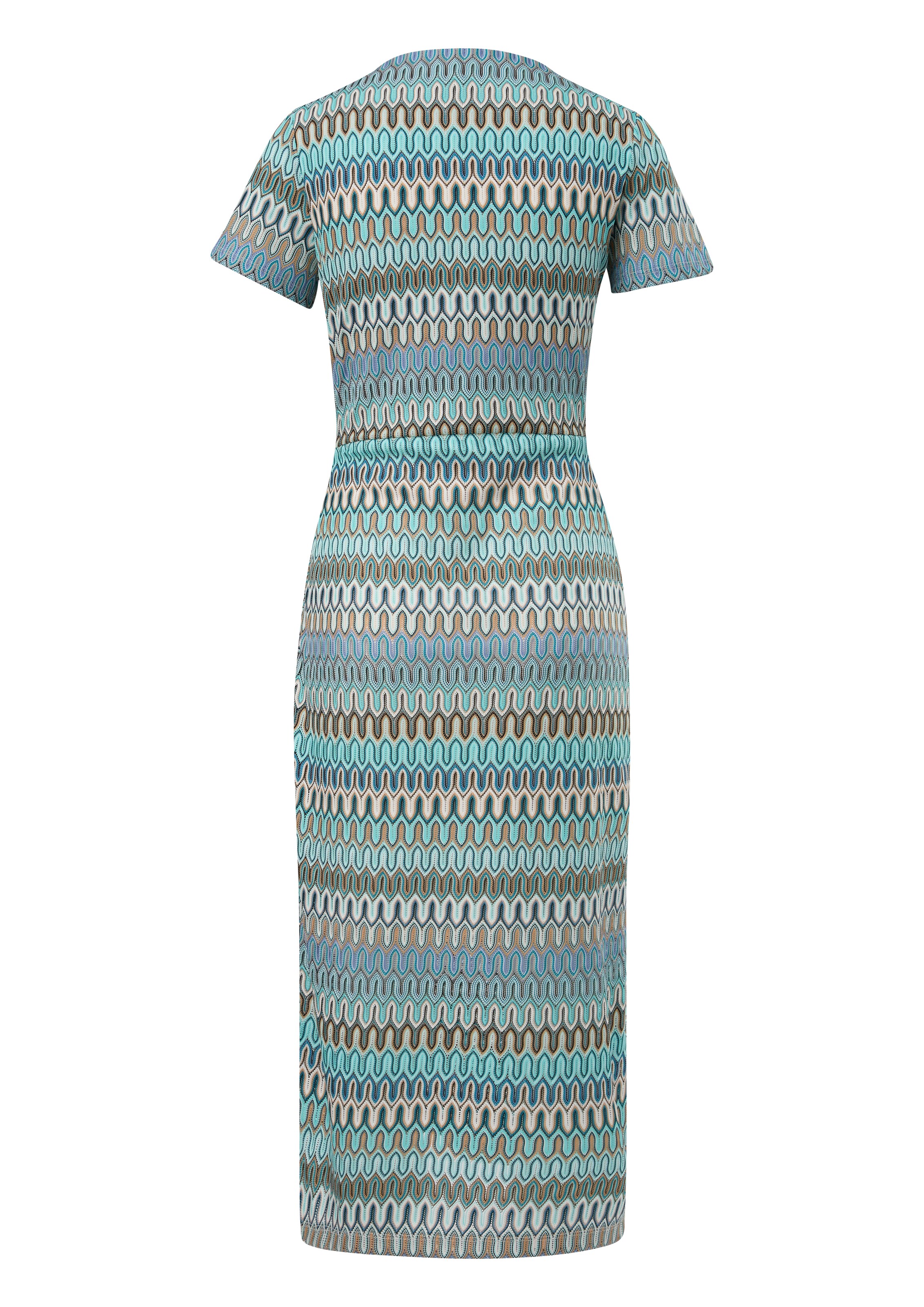 COMMA Kleid in Blau: Rückseite