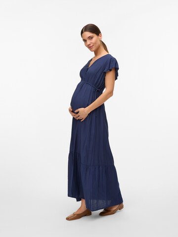 MAMALICIOUS Shirt Dress 'MLFlorence Lia' in Blue: front