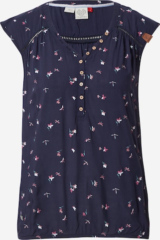 Ragwear Bluse 'Salty' in Blau: Vorderseite