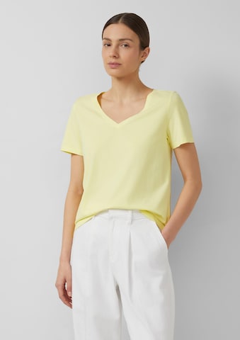 T-shirt s.Oliver en jaune : devant