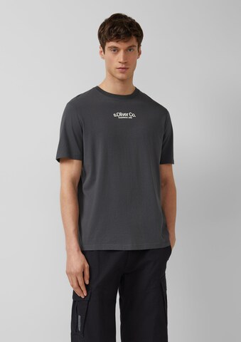 T-Shirt s.Oliver en gris : devant