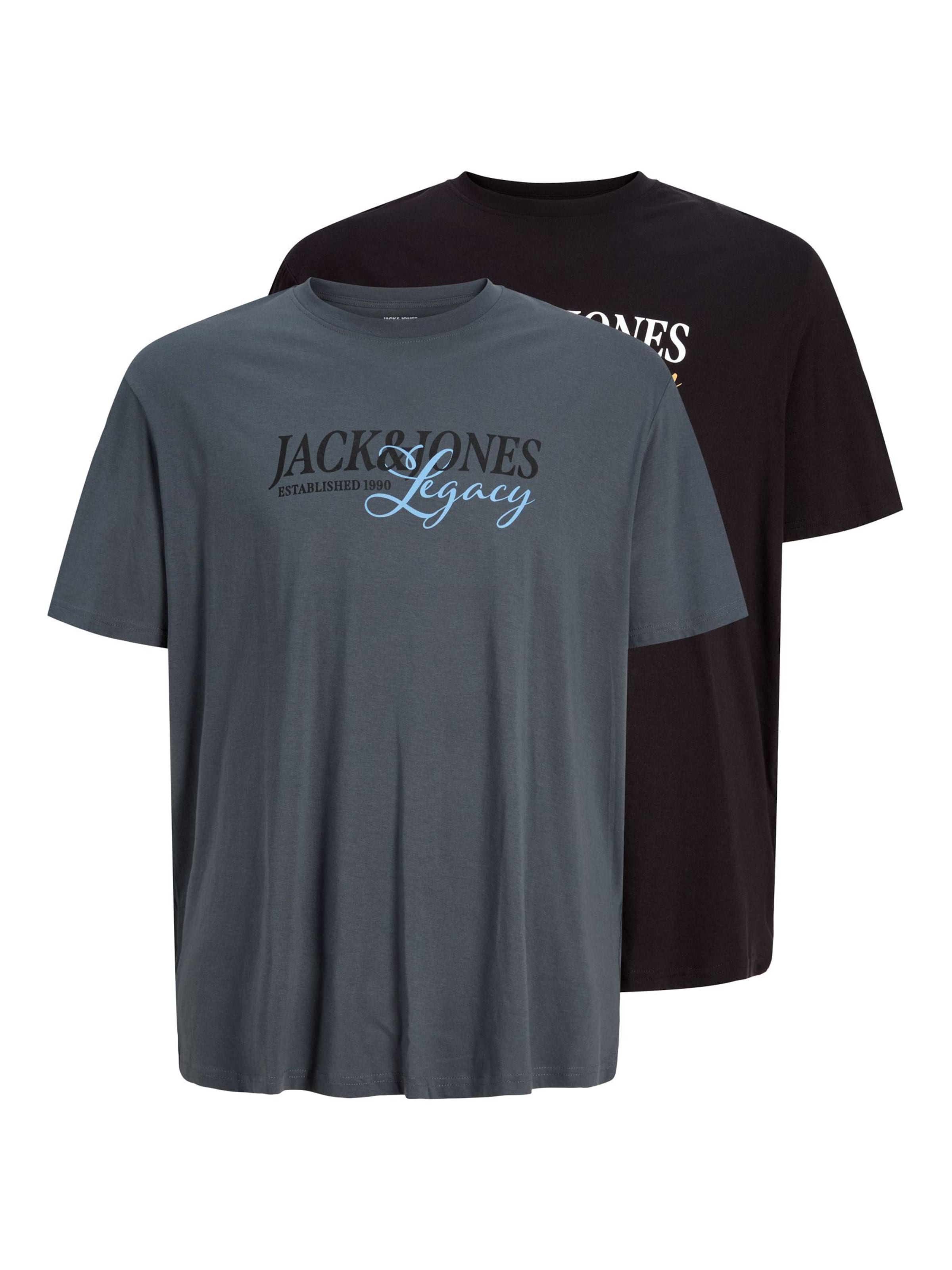 T-Shirt JACK & JONES en gris : devant