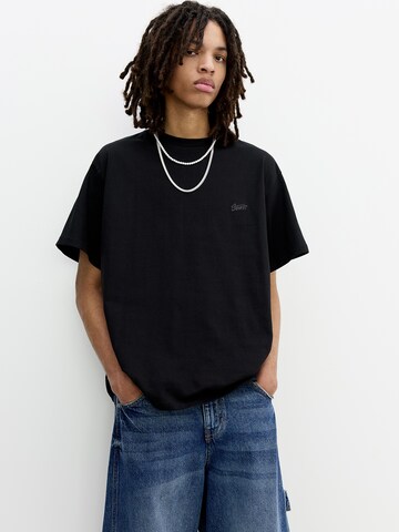Maglietta 'STWD' di Pull&Bear in nero