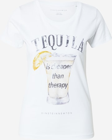 T-shirt 'Tequila Theraphy' EINSTEIN & NEWTON en blanc : devant