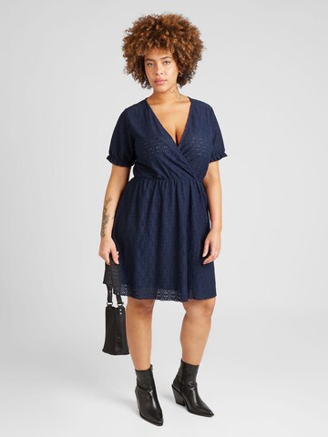 Vero Moda Curve - Vestido 'ULRIKKE' em azul