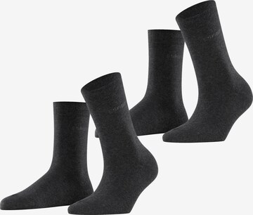 ESPRIT Socken 'Uni 2-Pack' in Grau: Vorderseite
