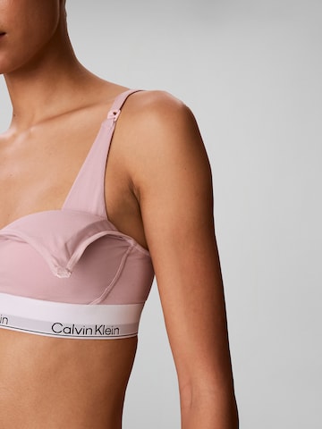 Calvin Klein Triangel BH in Roze