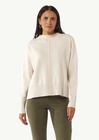 Pull-over comma casual identity en beige : devant