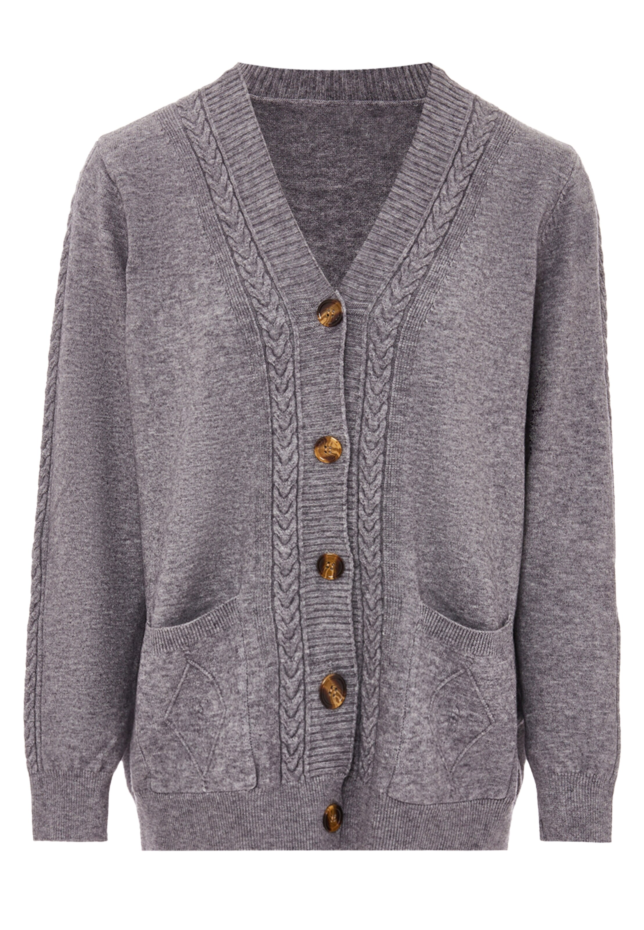 ALARY - Casaco de malha em cinzento: frente