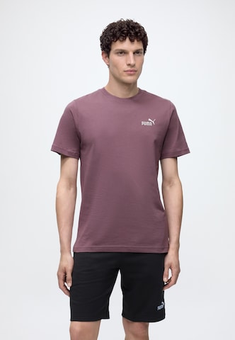 PUMA Performance Shirt 'Essentials No. 1' in Brown: front