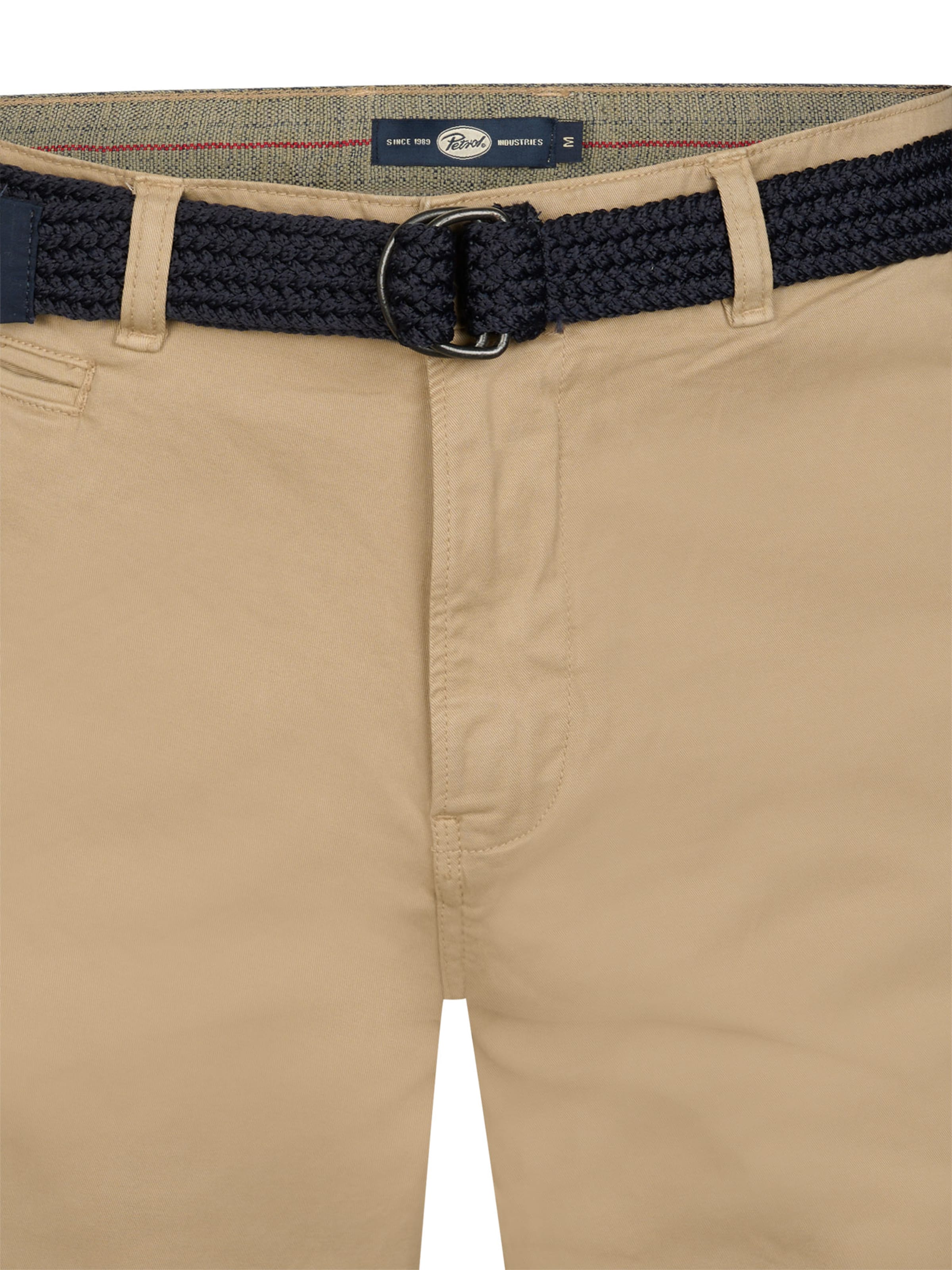 Petrol Industries regular Lærredsbukser i brun