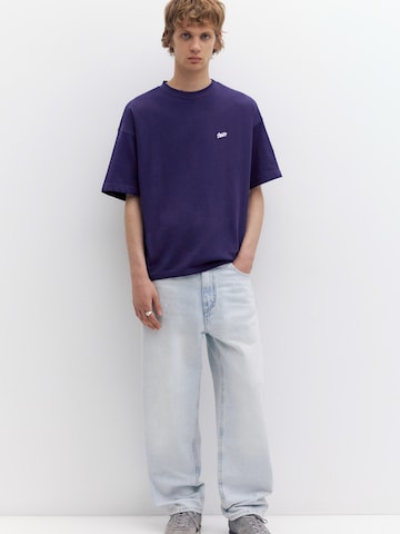 Maglietta 'STWD' di Pull&Bear in blu