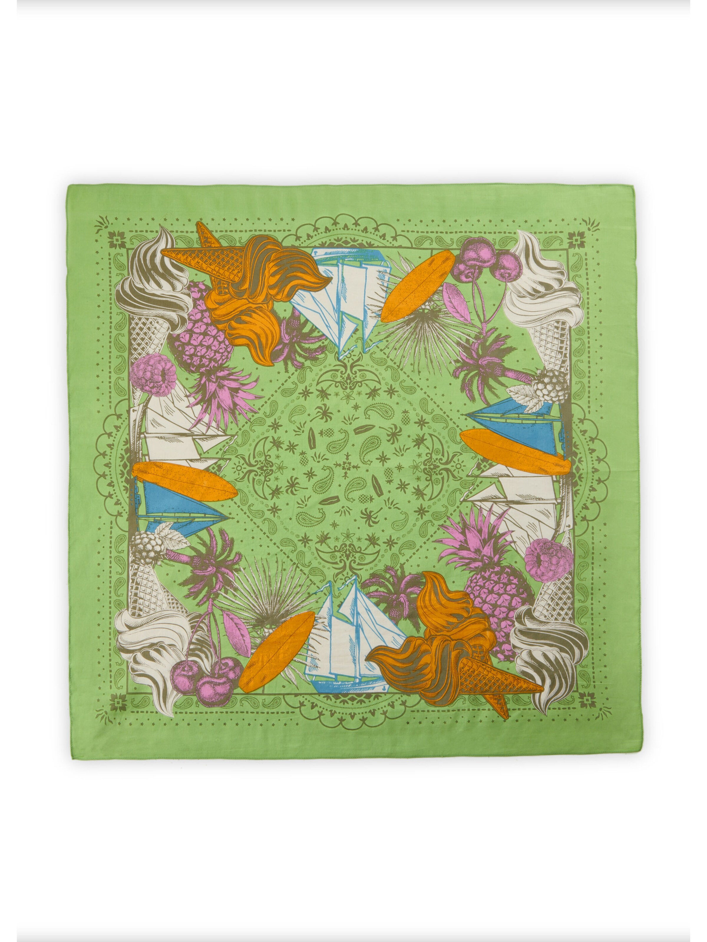 Foulard CODELLO en vert : devant