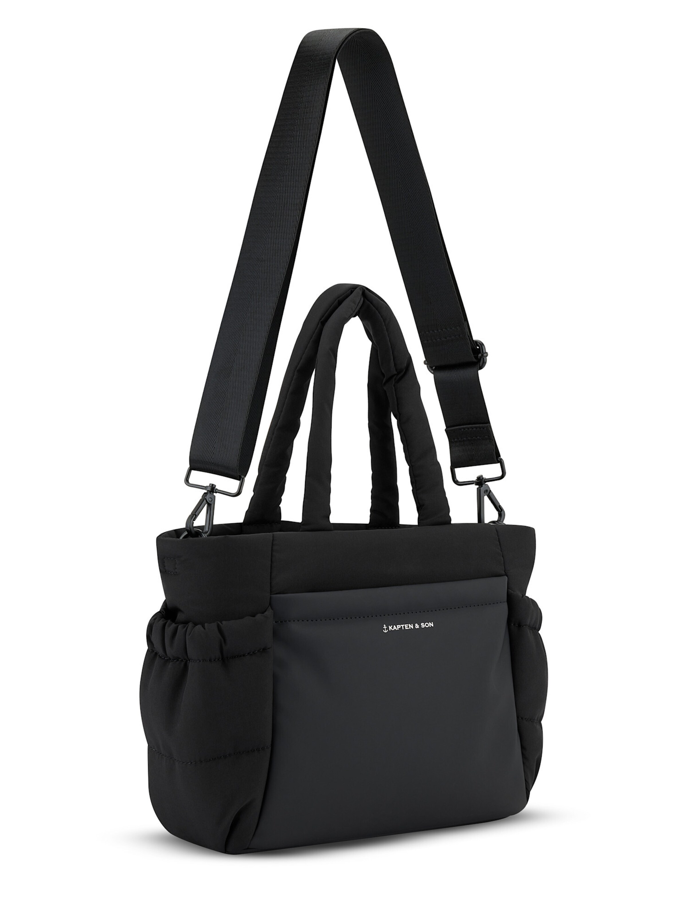 Kapten & Son Handtasche 'Hellvi Cloud Small' in Schwarz
