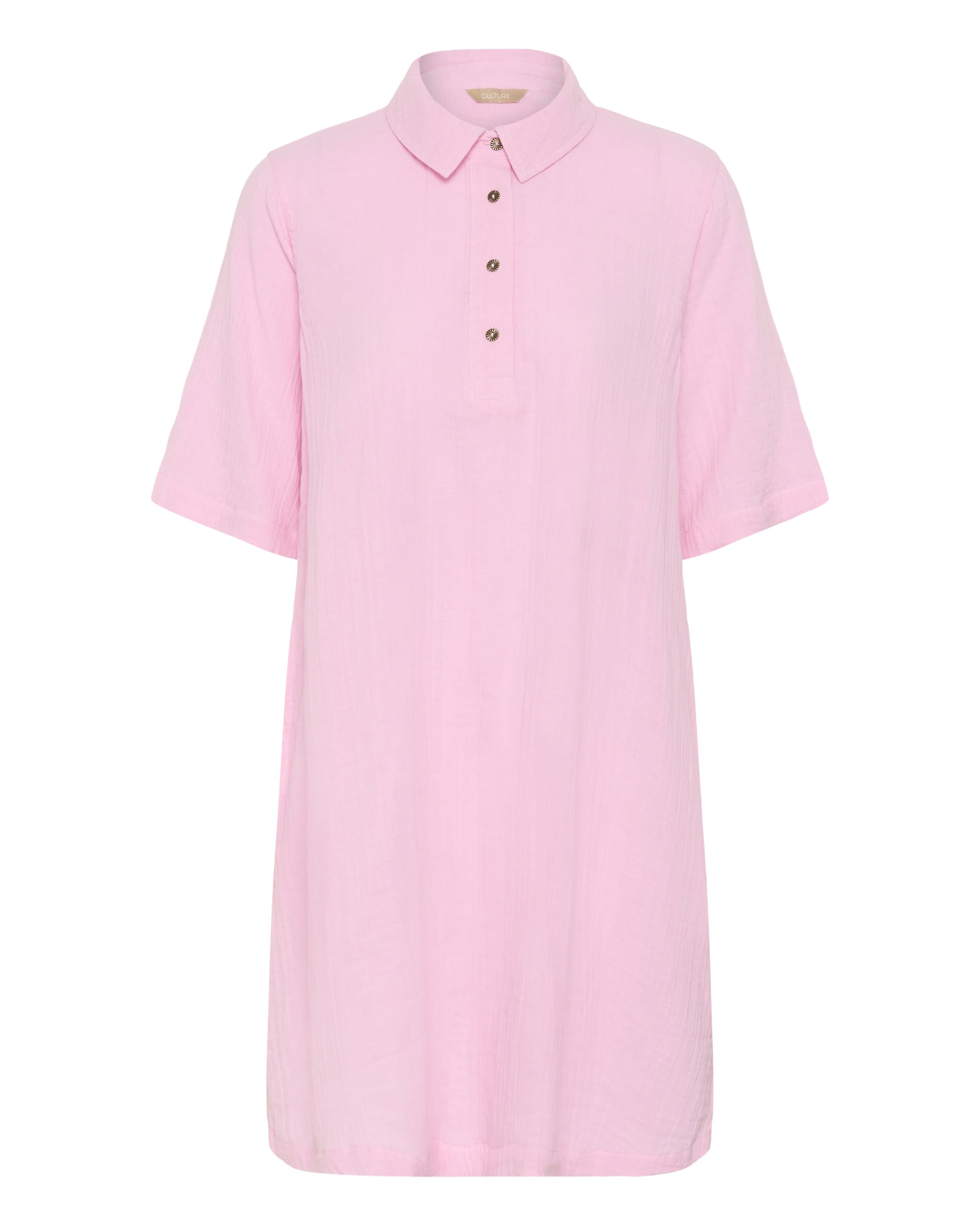 CULTURE Jurk 'CUtala' in Roze: voorkant