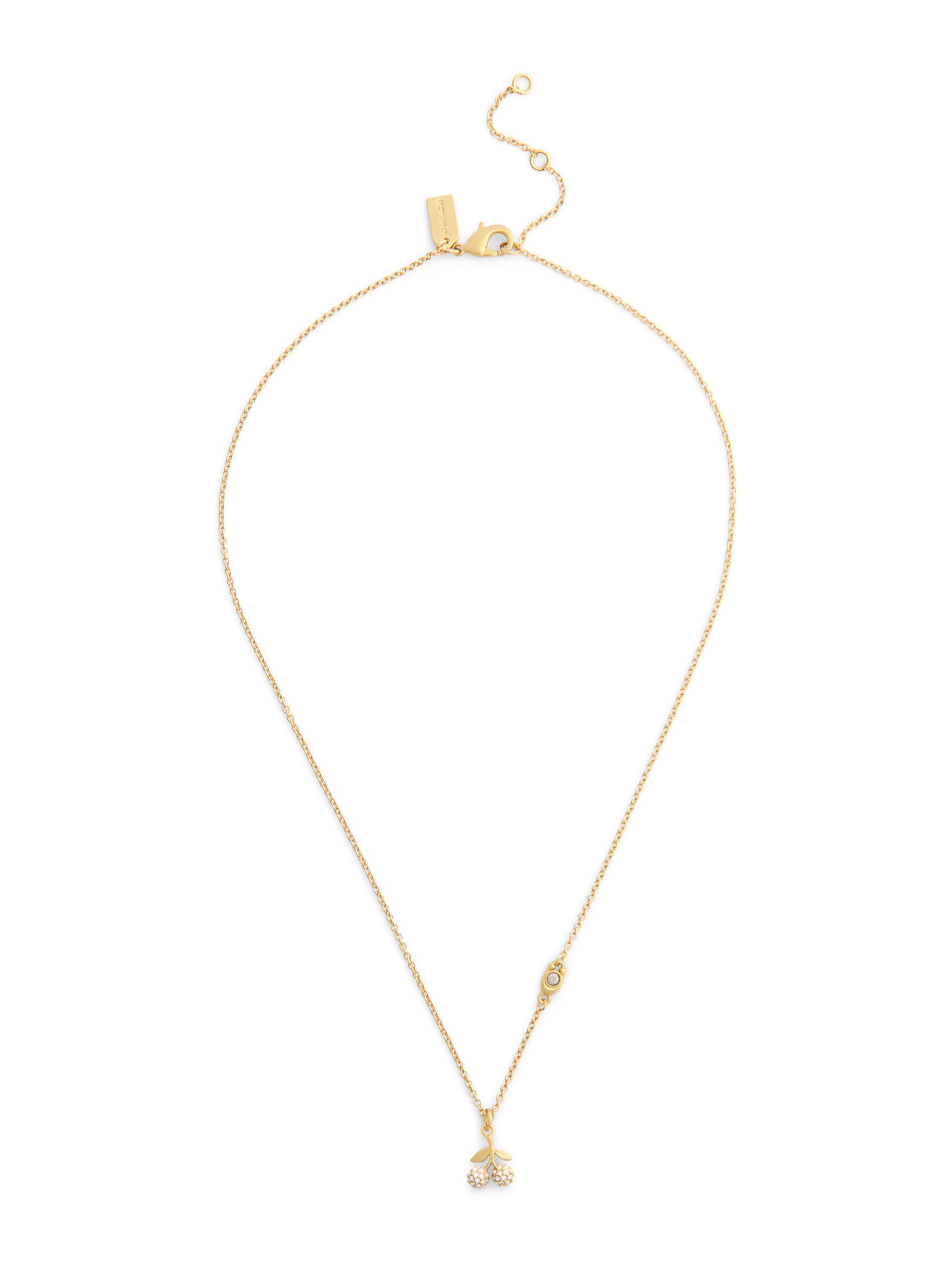 COACH Kette in gold / transparent, Produktansicht