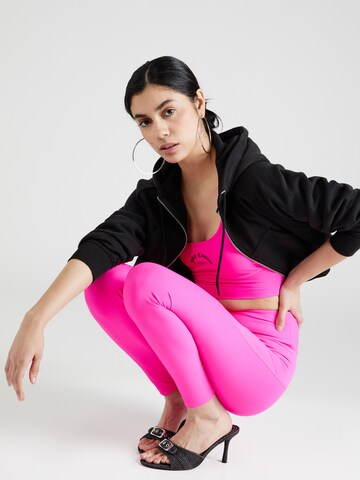 Juicy Couture SportSkinny Sportske hlače 'LORRAINE' - roza boja