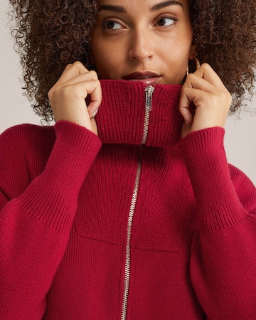 WE Fashion Strickjacke in Rot