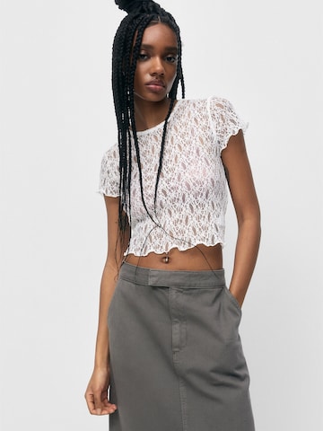 Pull&Bear Blouse in Wit