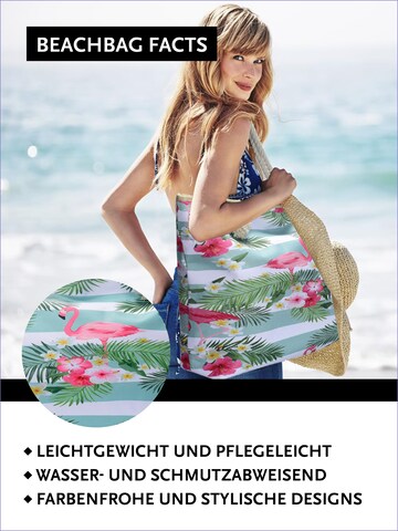 DonDon Beach Bag in Blue: front