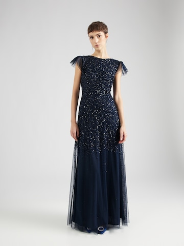 Coast Evening Dress in Blue: front