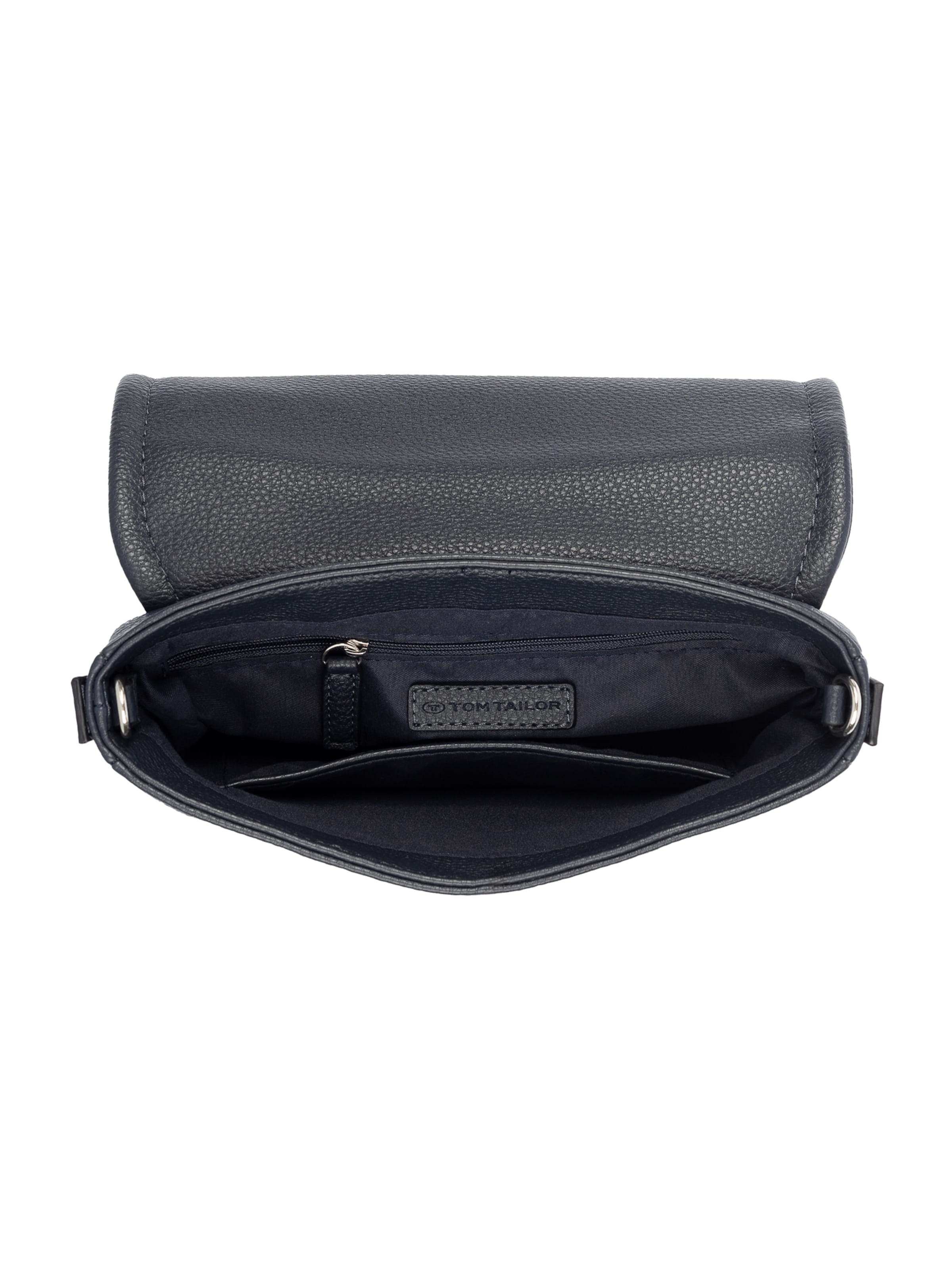 TOM TAILOR Skuldertaske 'Delphina' i blå