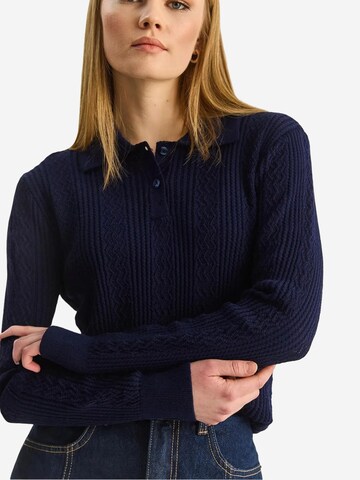 Bianco Lucci Pullover 'Pullover'‌‌‌‌‌‌ in Blau