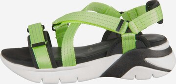 Sandale de la TAMARIS pe verde