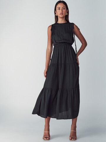 Robe 'Niam' Willa en noir : devant