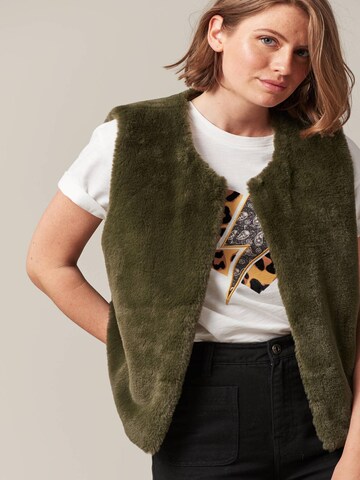 Gilet 'Fuzzy' Deeluxe en vert
