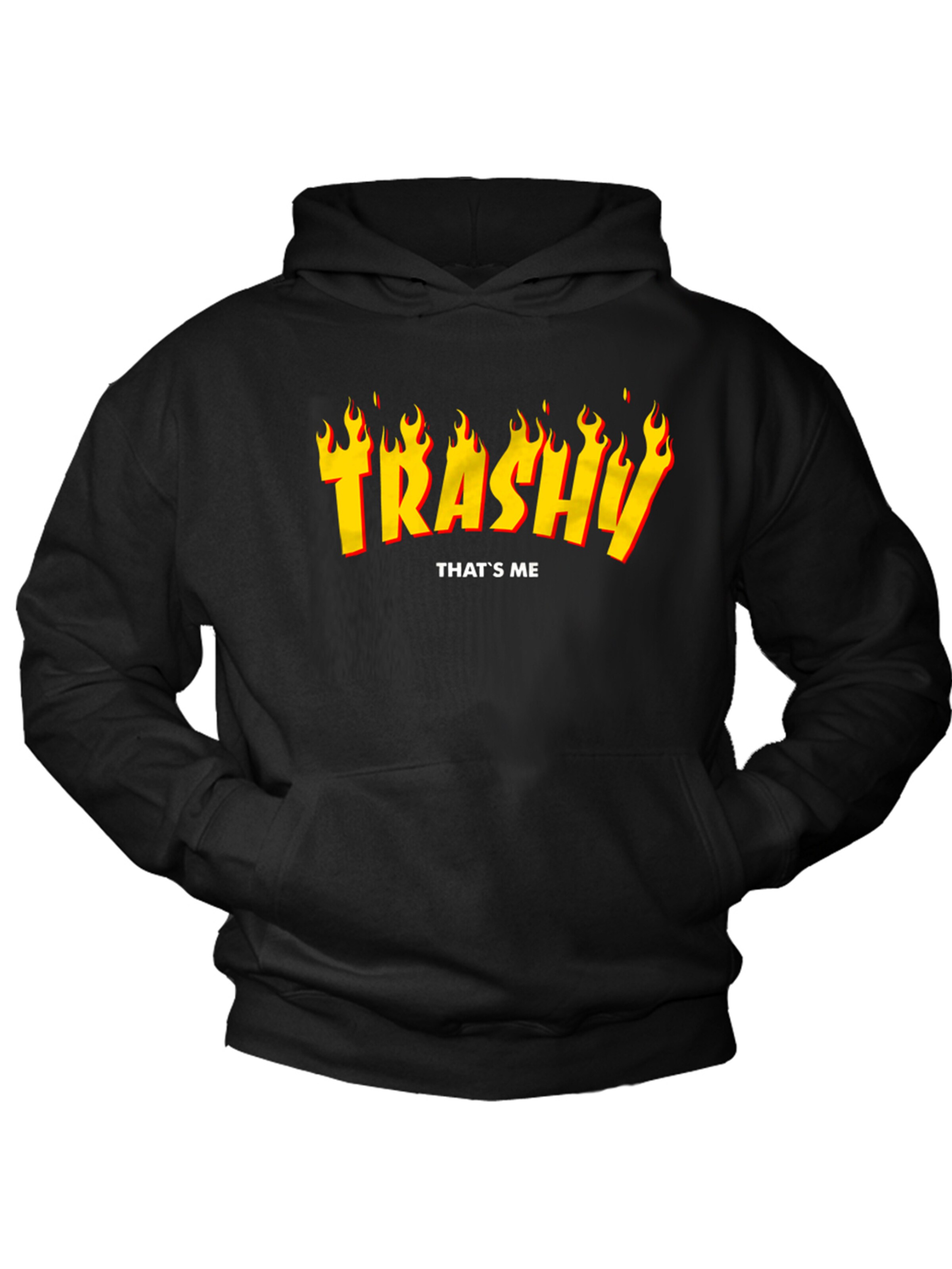 MAKAYA Sweatshirt in Black: front