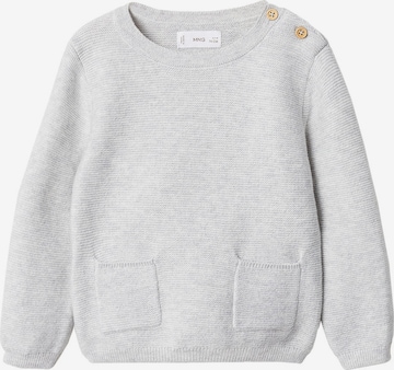 Pull-over 'LINK' MANGO KIDS en gris : devant