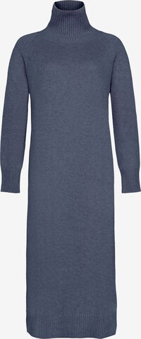 Cashmere Stories Knitted dress in Blue: front