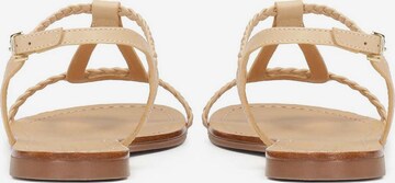 Kazar Strap Sandals in Beige