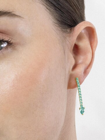 Luxenter Earrings 'Uri' in Green
