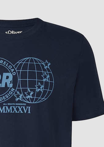 T-Shirt s.Oliver en bleu