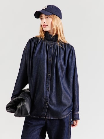 Camicia da donna di IRO in blu: frontale