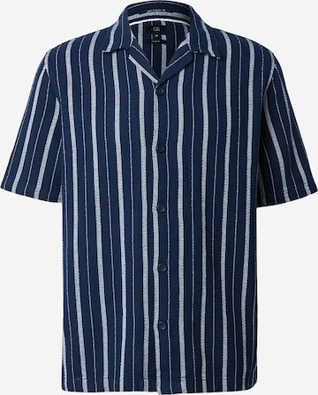 Camicia di QS in blu: frontale