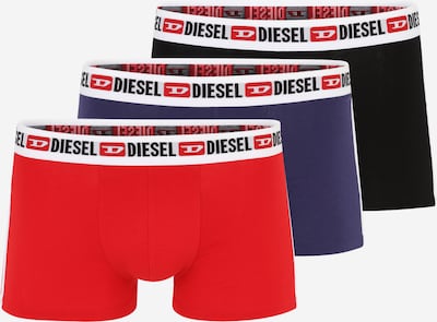 DIESEL Boxer shorts 'Shawn' in marine blue / Light red / Black / White, Item view