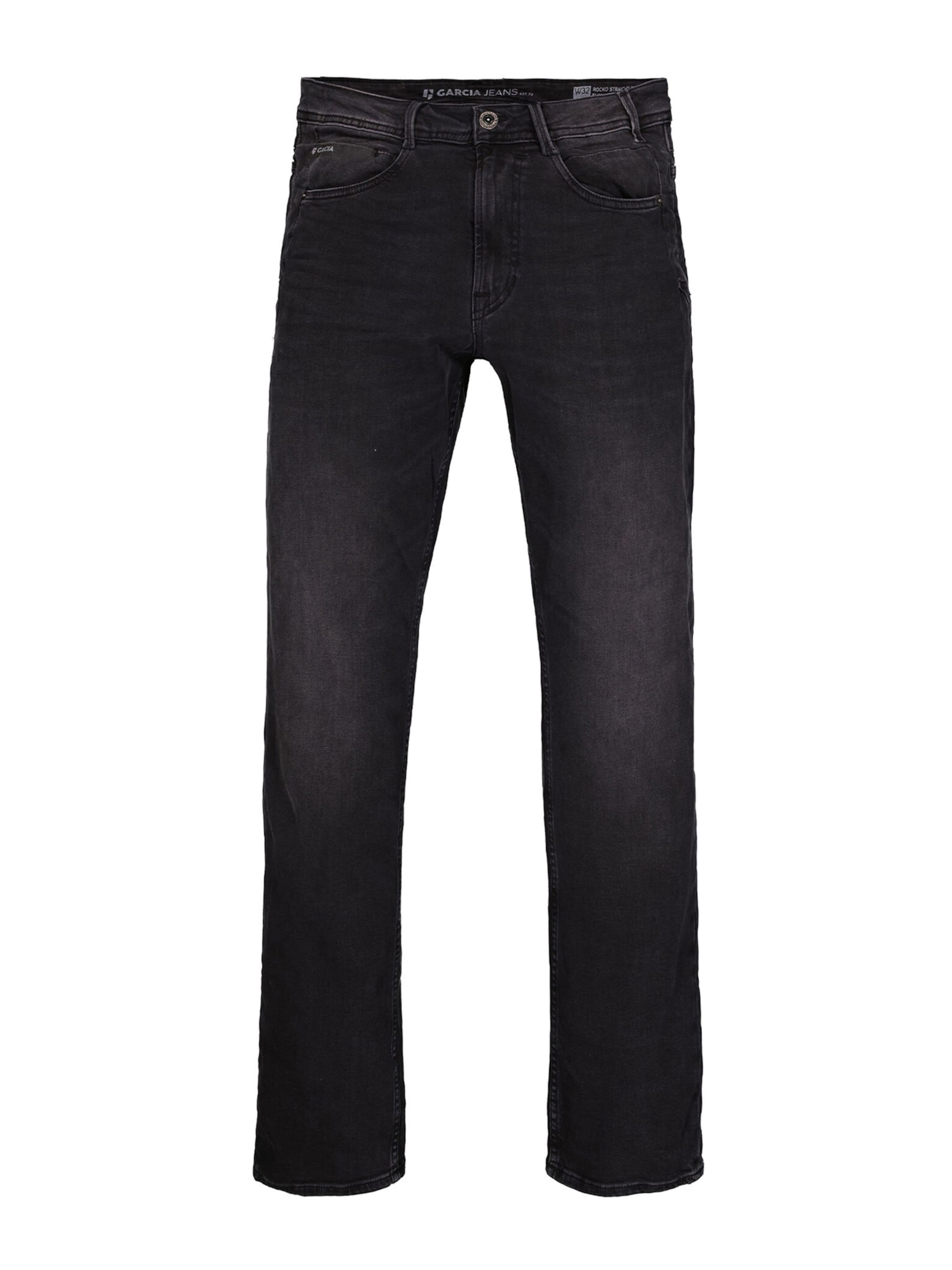 GARCIA Regular Jeans in Black: front