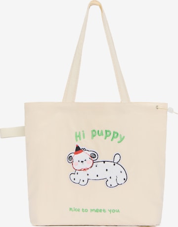 MYMO - Bolso de hombro en beige: frente