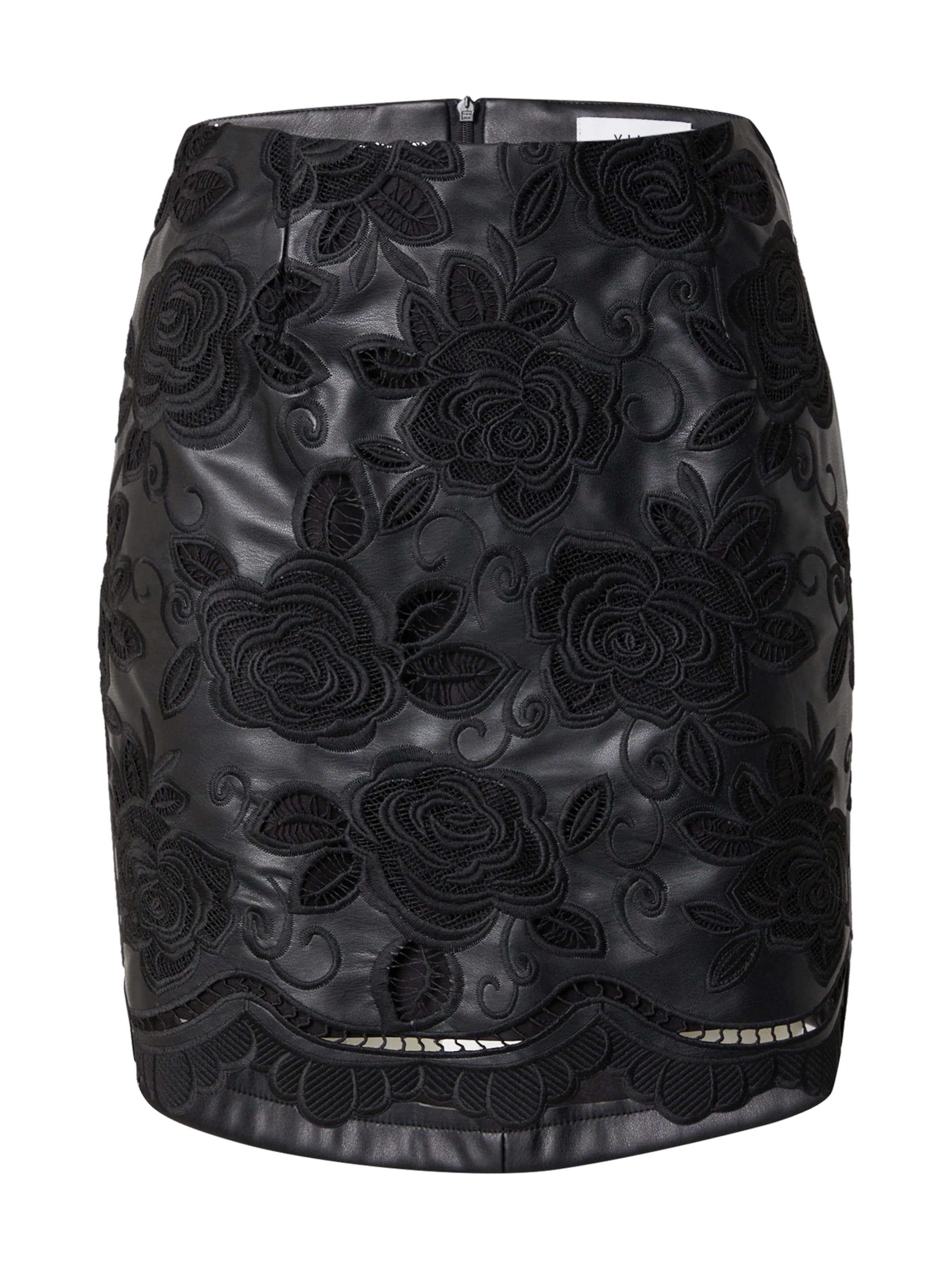 VILA Φούστα 'VIPAZZ' σε μαύρο: μπροστά