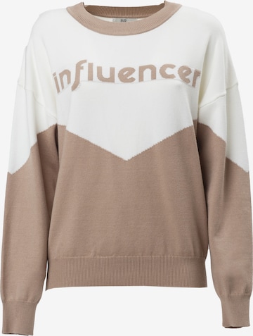 Influencer - Jersey en beige: frente