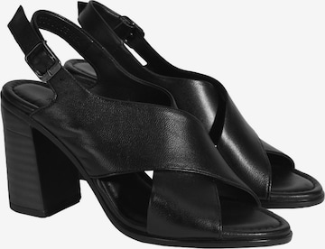 Desa Teenslipper 'Sandalen' in Zwart: voorkant